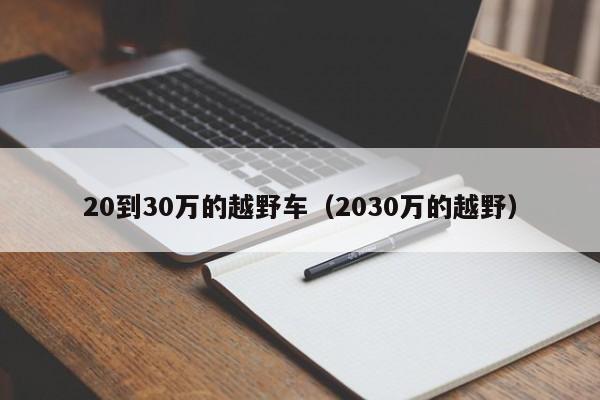 20到30万的越野车（2030万的越野）